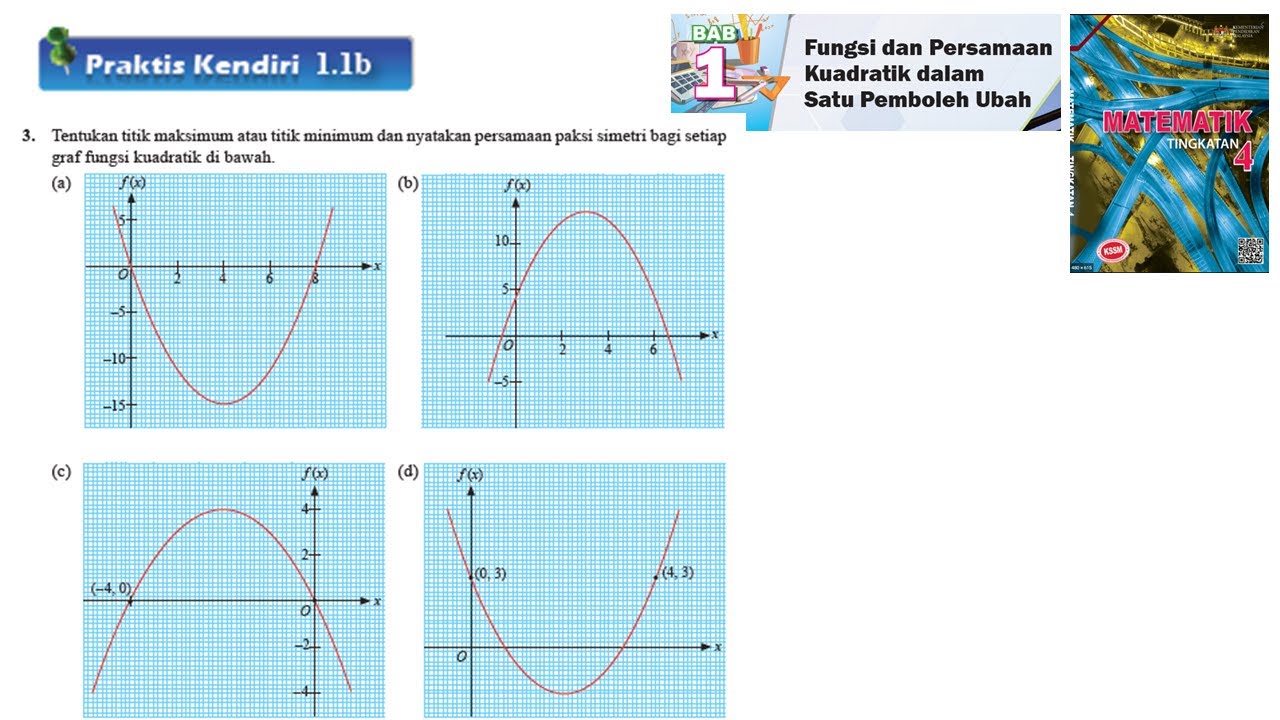 KSSM Matematik Tingkatan 4 Bab 1 Fungsi Dan Persamaan Kuadratik Dalam ...