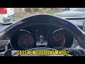 C63S AMG carbon fiber LED steering wheel