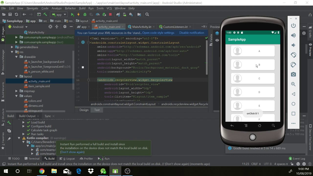 Проекты для android studio