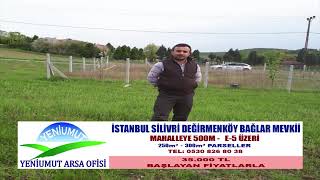 İST. SİLİVRİ DEĞİRMENKÖY DE SATILIK PARSELLERİMİZ.