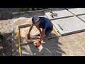 how to pour and finish a concrete slab diy expanding our pool deck