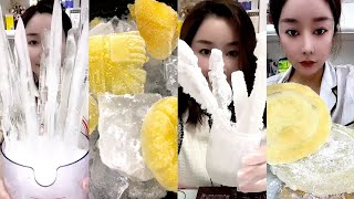 SOLO / ASMR HARD ICE EATING / CRUSHED ICE / ICICLE / WHITE ICE