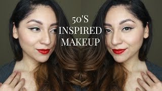 50'S INSPIRED TUTORIAL PIN UP MAKEUP | HUGE COLLAB ITSHALO