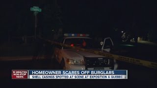 Denver homeowner confronts burglars; police searching for suspects