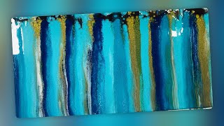 OOPS 😬 YES YOU CAN REDESIGN AN ACRYLIC POUR~Acrylic pouring fluid art redesign, AMAZING