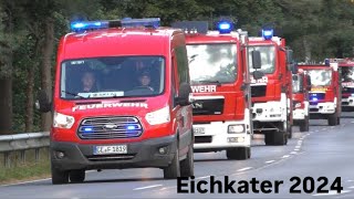 [Hornkonzerte und Bundeswehr🚒🔊]Einsatzfahrten und Blaulichtgrüße bei Eichkater 2024 in Celle