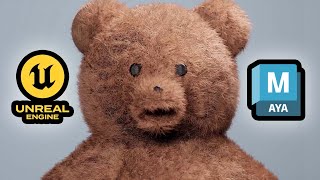 How to model a Teddy Bear for Unreal with Maya (with XGen fur)