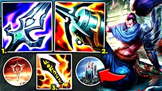 YASUO TOP 100% SHREDS THE ENTIRE ENEMY TEAM (#1 BEST BUILD) - S13 Yasuo TOP Gameplay Guide
