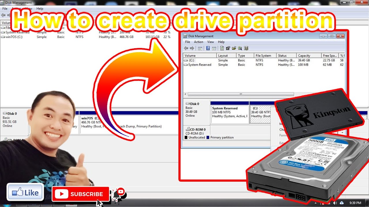 Create Partition - YouTube