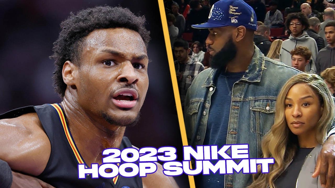 Bronny James Comes Up Clutch In The 2023 Nike Hoop Summit | Full Game ...