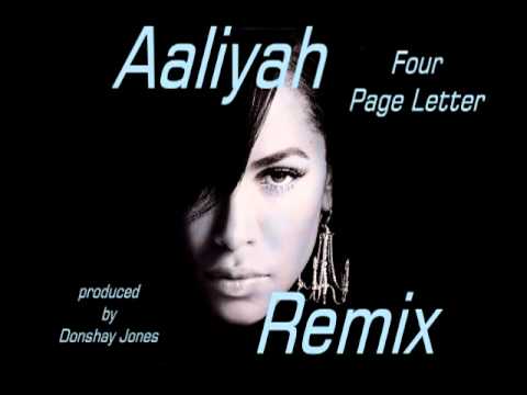 The Offical Aaliyah (Remix) 4 Page Letter 2012 New - YouTube