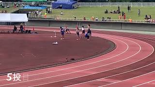 2019埼玉県新人大会 女子やり投 山崎(本庄一2)　38ｍ53　5位(初入賞)