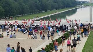 Commandant's own 2019 Lincoln Memorial Sunset Parade