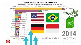 World Biofuel Production 2000 - 2019