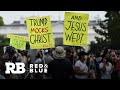 Protests continue outside the White House as memorial service held for George Floyd