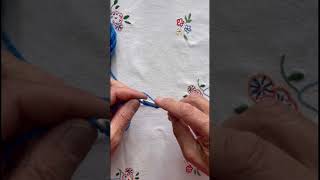Learn to Crochet in 60 Seconds: The Slip Stitch. #arnecarlos #crochet #learntocrochet