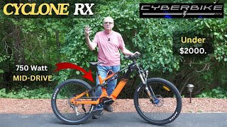 Exploring the 2025 Cyberbike Cyclone RX: Walk Around \u0026 Ride.     #ebike #mtb #bikelife #electricbike