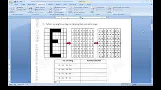 Run length encoding easy method Cambridge O Levels Computer Science 2210/0478