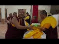 geshe lharampa lobsang dorjee scarf ceremony dre gomang warshul mitsen 2025