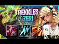 REKKLES IS SO STRONG WITH ZERI! | FNC Rekkles Plays Zeri ADC vs Varus!  Season 2023