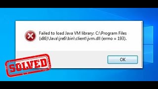 How to Fix “Failed to Load Java vm Library” | Java