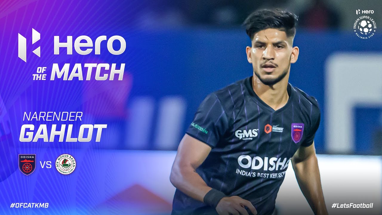 Hero Of The Match - Narender Gahlot | Odisha FC 0-0 ATK Mohun Bagan ...