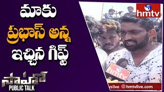 Saaho Public Response from Adilabad | Saaho Public Talk | hmtv Telugu News