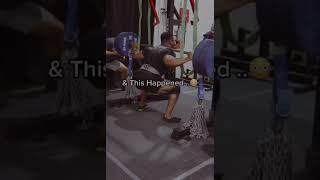 Larry Wheels 950 Pound Squat fail