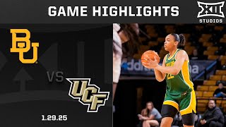 Baylor vs. UCF Game Highlights | 2024-25 Big 12 Women's Basketball