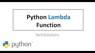 Python Lambda || Learn Python LAMBDA in 4 minutes!