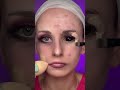 results 🙌 fixing a broken barbie doll 👁️ makeup barbie transformation transition