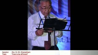 Sermon by: Rev. Dr. Kh. Khaizakham | Topic : \