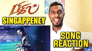 Bigil - Singappenney Song Reaction & Review | Thalapathy Vijay | A.R Rahman | PESH Entertainment