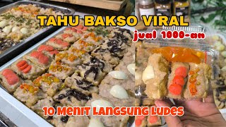 LARIS MANIS‼️IDE JUALAN TAHU BAKSO VIRAL ANEKA TOPPING 1000AN