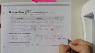 Place Value Chapter 1 Lesson 2 Page 11