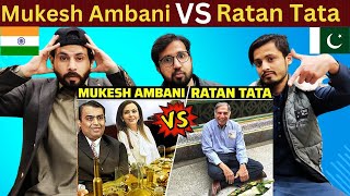 किसमें है पैसों का ज्यादा घमंड | MUKESH AMBANI vs. RATAN TATA | Pakistani Reaction