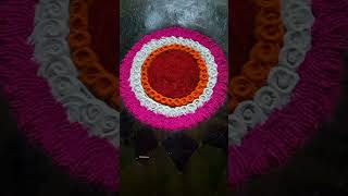 Margazhi Special Rangoli with Thiruppavai Day 25 #shortsyoutube #Rangoli design #thil Kitchen