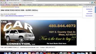 Craigslist Phoenix Used Cars For Sale   Search Help for Buyers