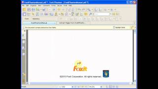 Foxit Phantom Organize and OCR Tutorial