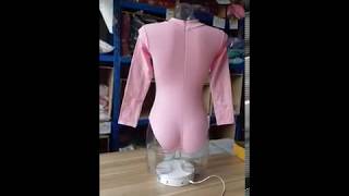 HD6220 Light Pink HDW DANCE Turtle-neck Long Sleeve Leotard