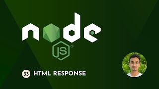 Node.js Tutorial - 33 - HTML Response