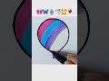 satisfying creative art 🎀🦋🪻🦈🐱🎈 shorts art drawing viralvideo trending