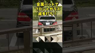 爆音ヤクザベンツにブチ切れるおばあちゃん！金属バットでフロントガラス滅多打ち！！