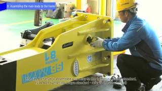 [Service Maintenance for Hydraulic Breaker]Main Body Assembly