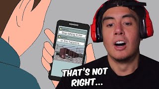 A Crazy Ex Boyfriend Keeps Sending Disturbing Snapchats At School | Reacting To Scary Animations