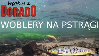 Woblery Dorado na pstrągi. Praca pod wodą / Dorado wobblers for trout. Working underwater.