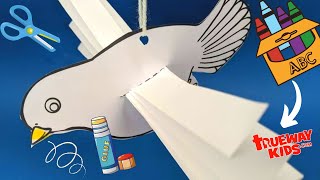 Easy Dove craft for kids