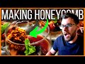 HOW HONEYCOMB CANDY IS MADE #Shorts