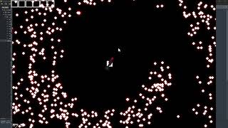 Python-Pygame Stress Test bullets.