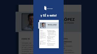 El ANTES y DESPUÉS de tu CV en CANVA